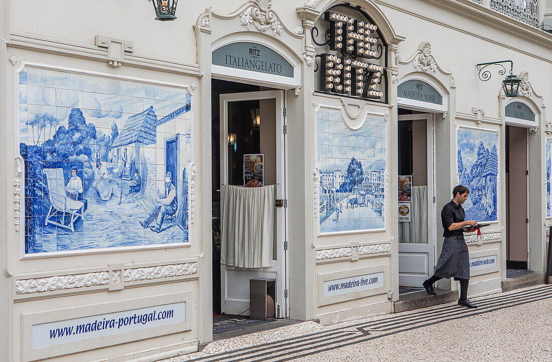 Ritz Cafe, Av Arriaga, Funchal, Madeira