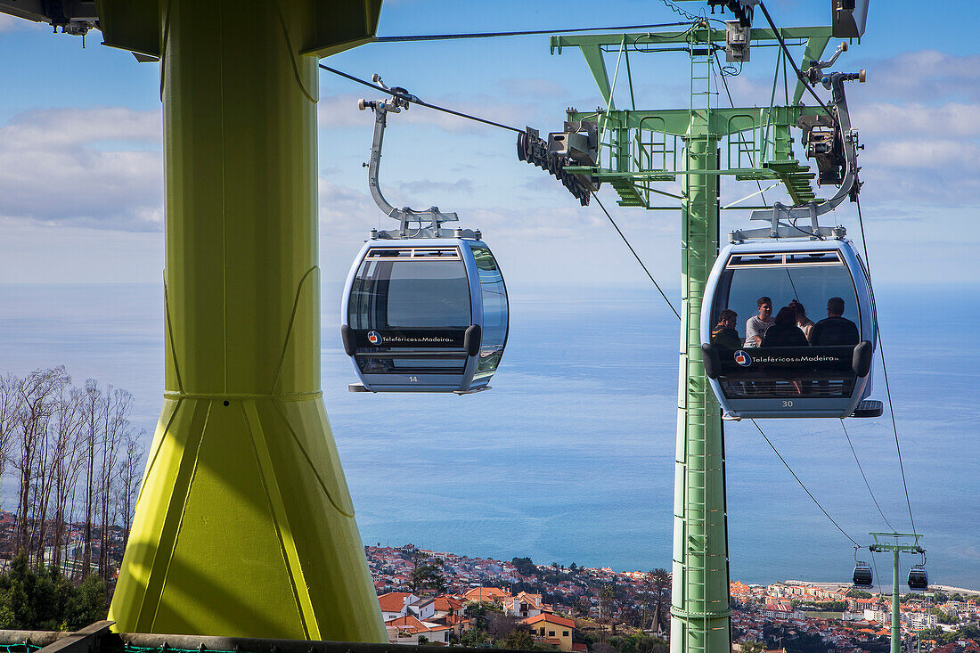 Seilbahn nach Monte; Funchal; Madeira; Portugal