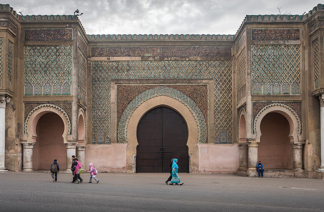 Bab el-Mansour gate, Meknes. Morocco