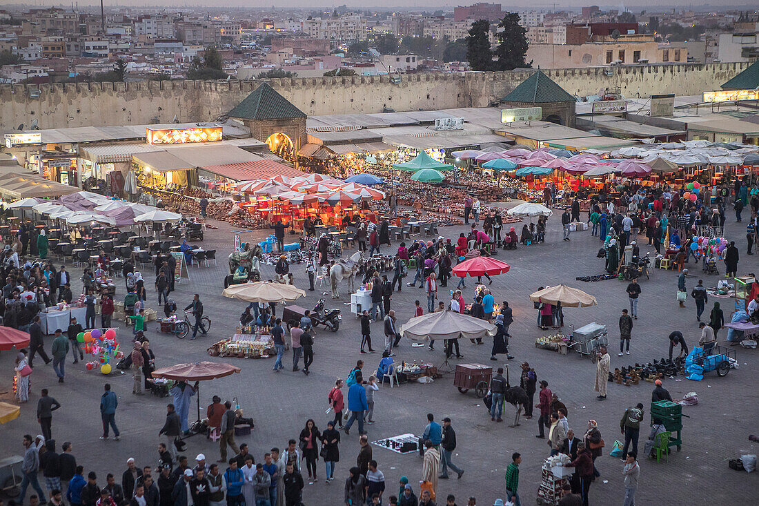 El Hedim Square, Meknes, Morocco