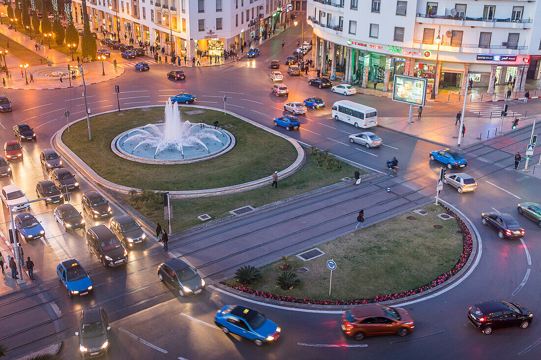 Mohammed-V-Allee, Rabat. Marokko