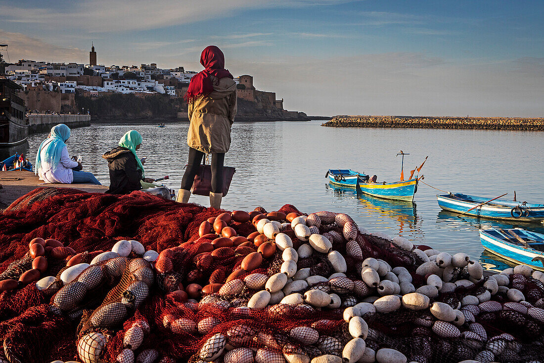 Fischereihafen, Rabat. Marokko
