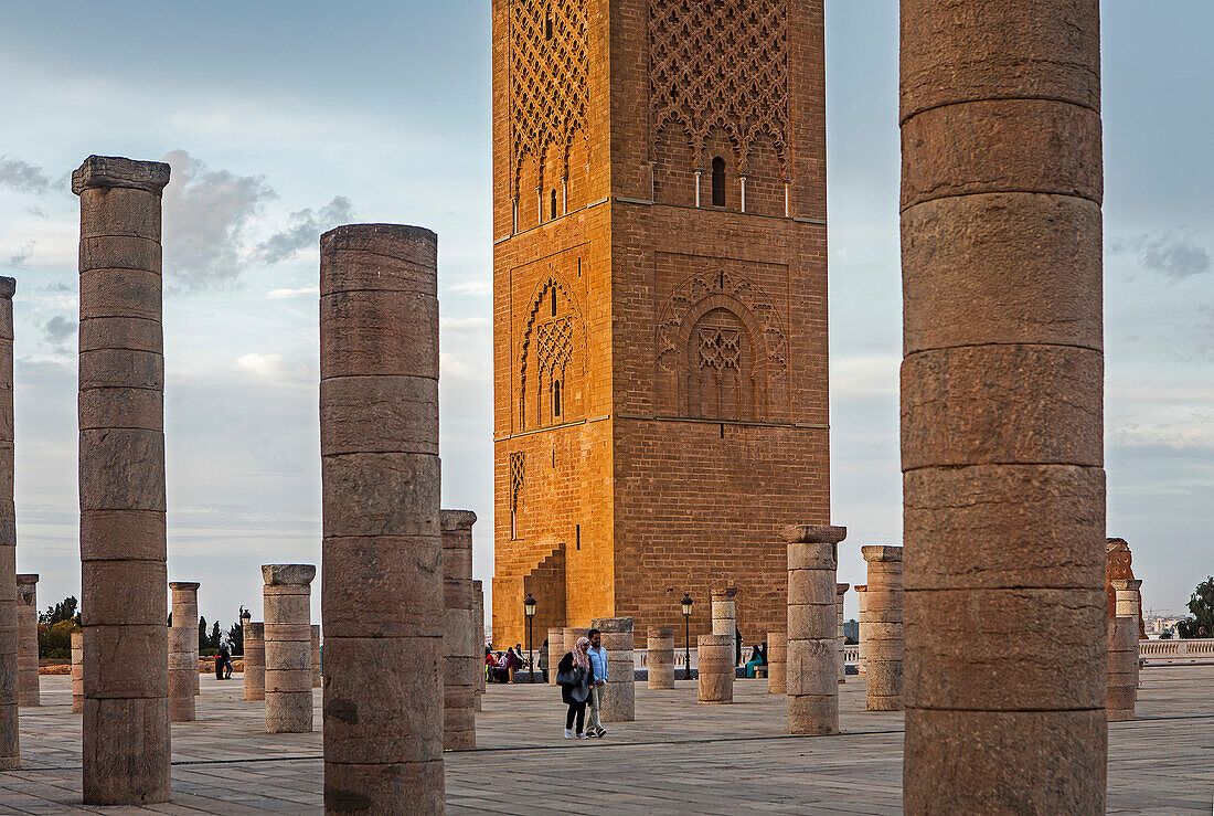 Hassan Tower, Rabat. Morocco