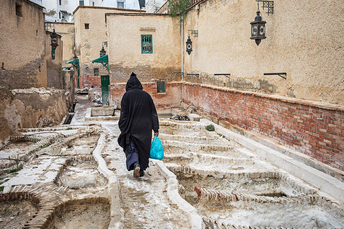 Tannery, medina, UNESCO World Heritage Site,Tetouan, Morocco