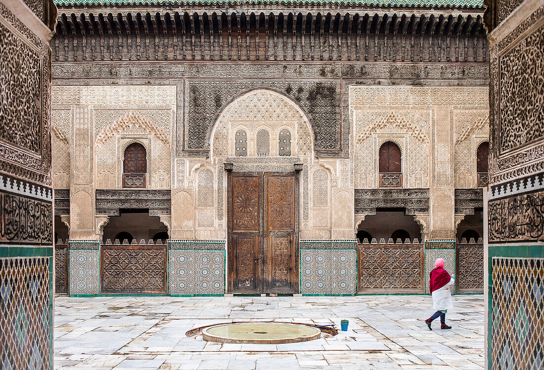 Medersa oder Madrasa Bou Inania, Fez el Bali, Fez, Marokko