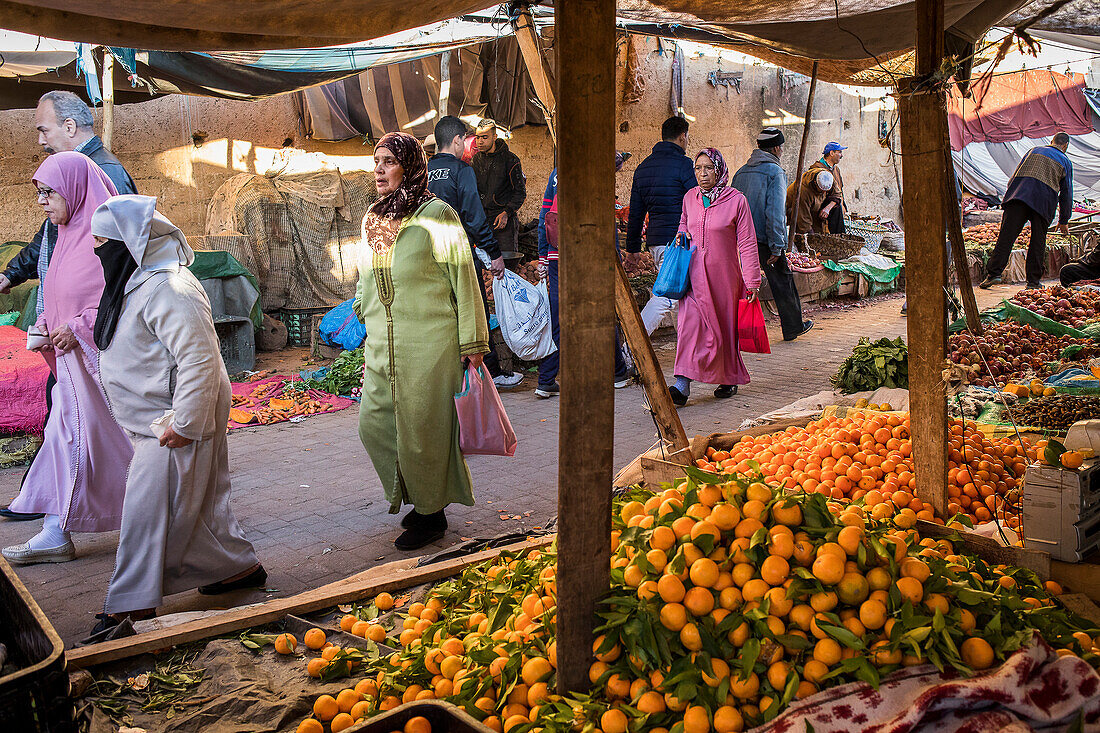 Obst- und Gemüsemarkt, Medina, Fez.Marokko