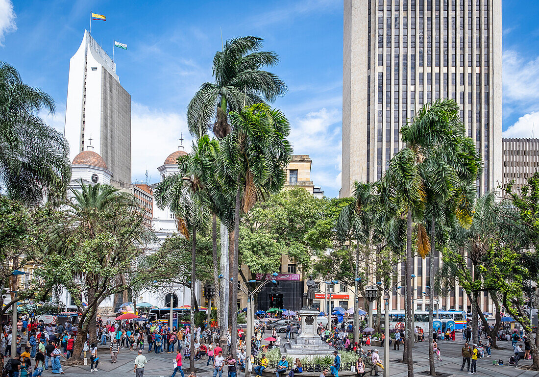 Berrio Park, Medellín, Kolumbien