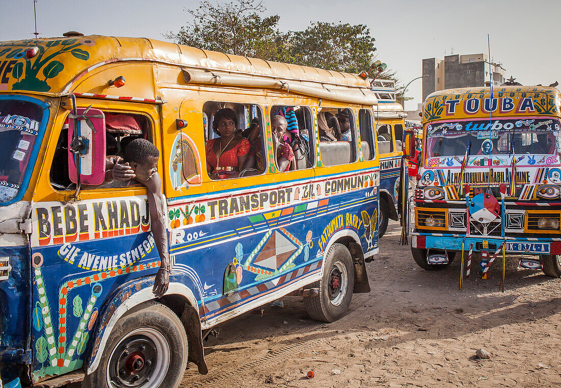 Traditional public transport bus, Dakar, Senegal