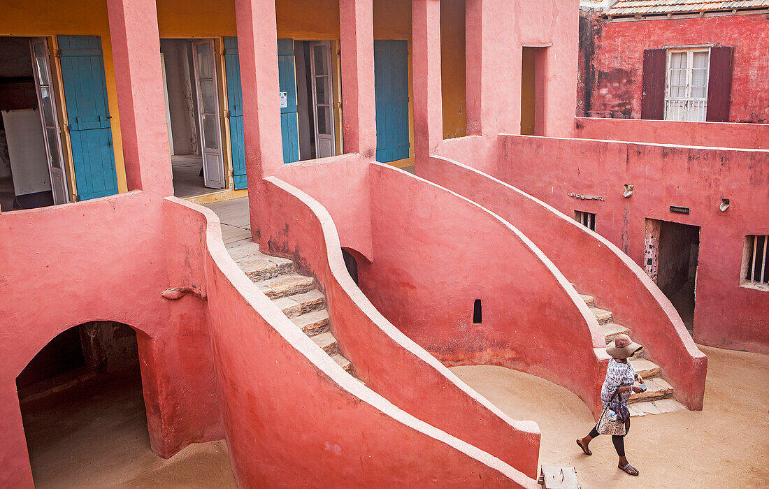The Slave House, Island of Goree, UNESCO World Heritage Site, near Dakar, Senegal, West Africa, Africa