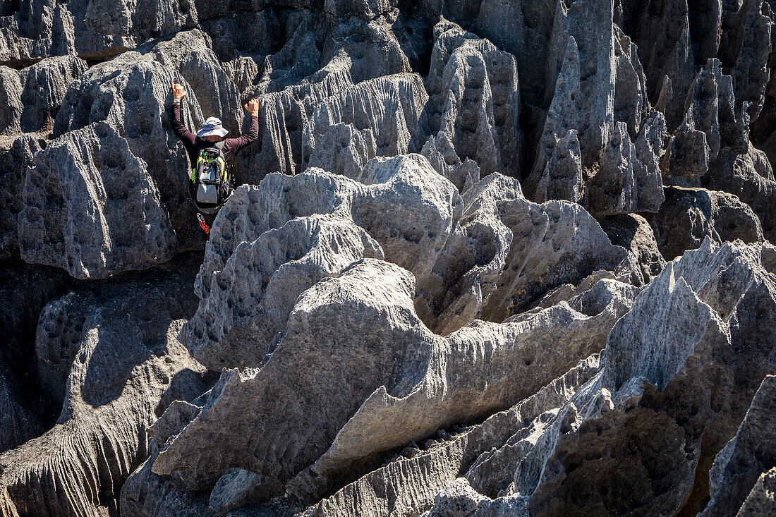 Tsingy de Bemaraha-Nationalpark. Madagaskar, Afrika