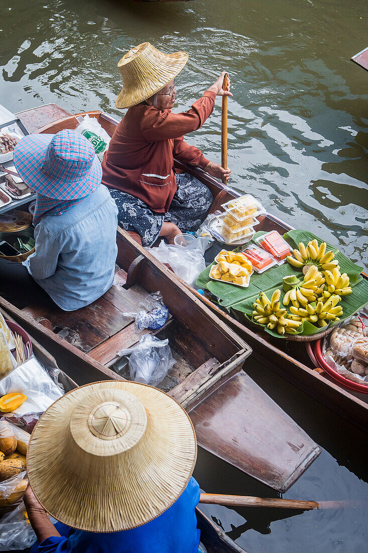 Schwimmender Markt, Bangkok, Thailand