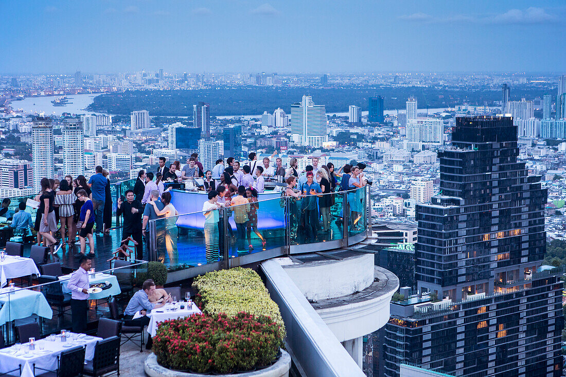 Sky Bar, Sirocco, im Lebua Hotel, Bangkok, Thailand