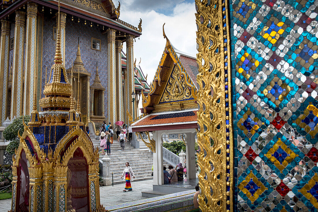 Emerald Buddha Wat Phra Kaeo temple, Grand Palace, Bangkok, Thailand