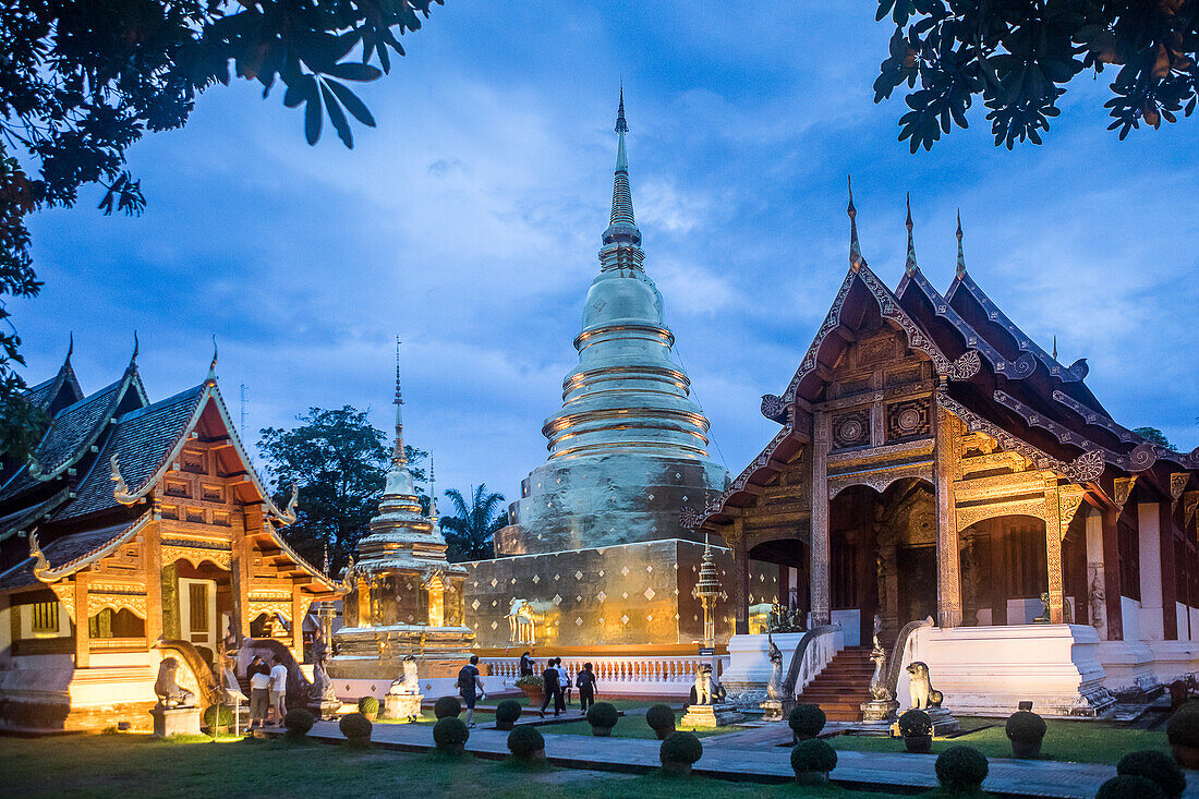 Wat Phra Singh temple, Chiang Mai, Thailand