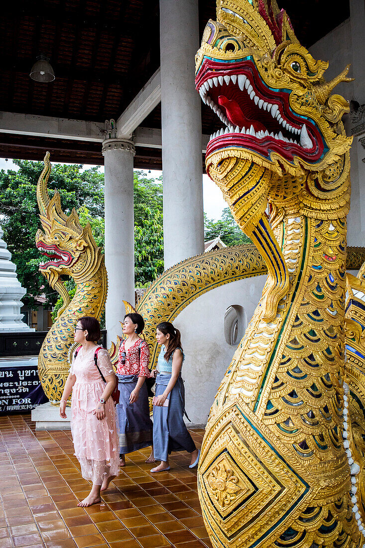Wat Chedi Luang-Tempel, Chiang Mai, Thailand