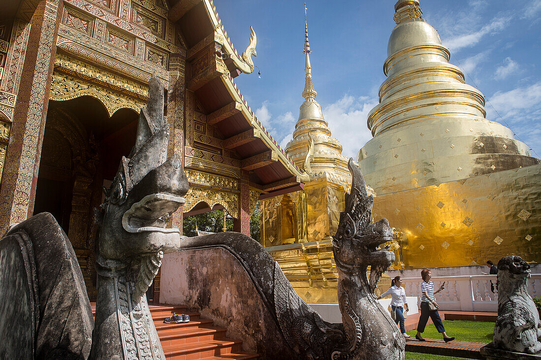 Wat Phra Singh-Tempel, Chiang Mai, Thailand