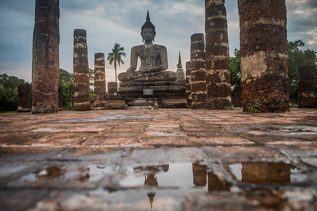 Wat Mahathat, Historischer Park von Sukhothai, Sukhothai, Thailand