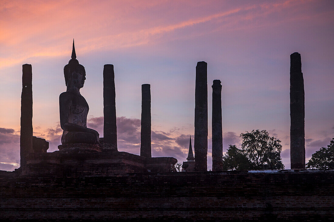 Wat Mahathat, Historischer Park von Sukhothai, Sukhothai, Thailand