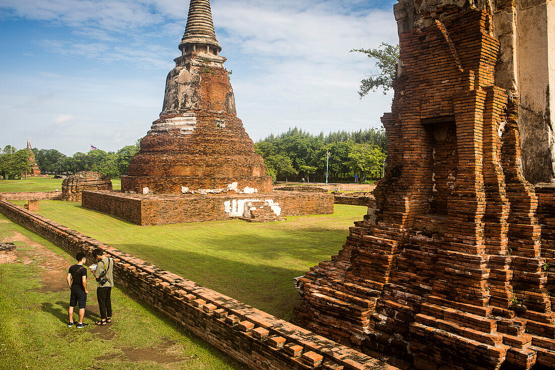 Wat Mahathat temple, in Ayutthaya, Thailand