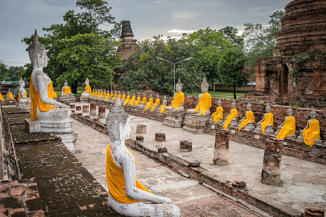 Wat Yai Chai Mongkhon Tempel, Ayutthaya, Thailand