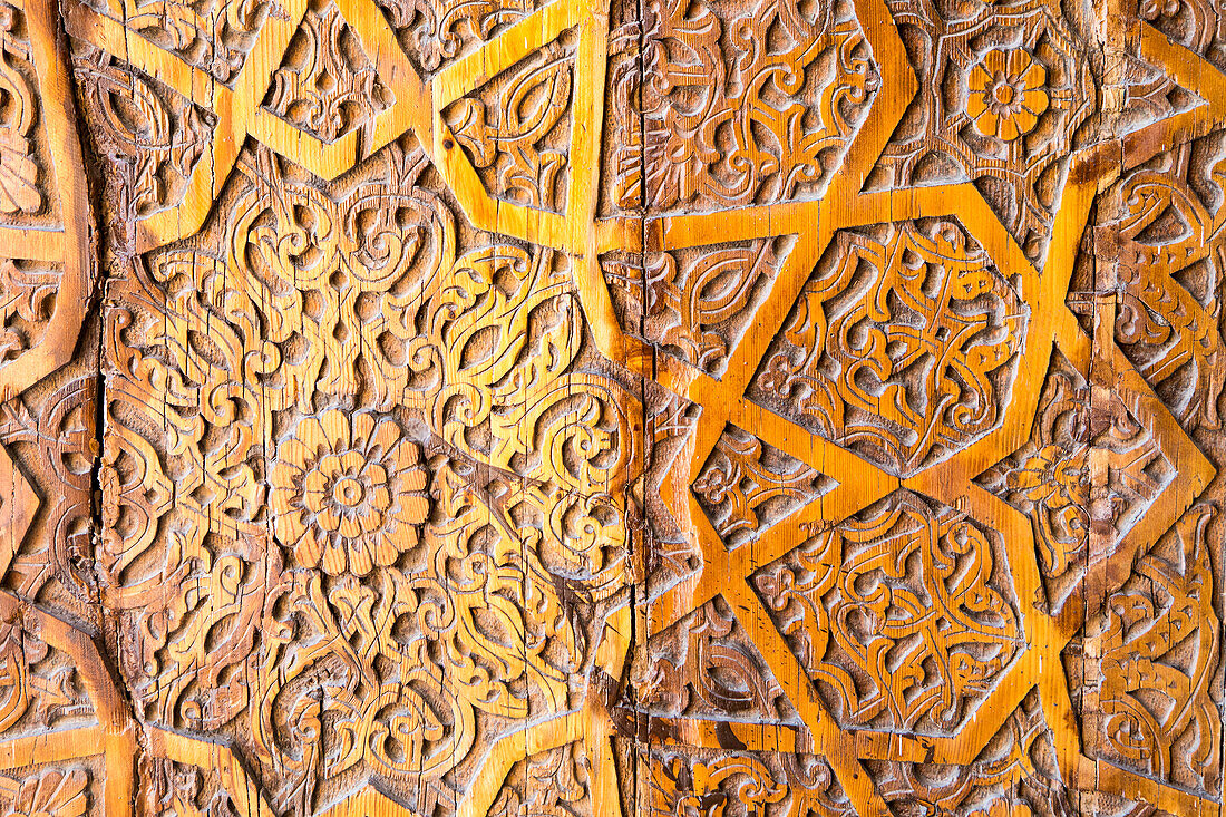 Detail, Haupttür des Allakuli Khan Basars und der Karawanserei, Chiwa, Usbekistan