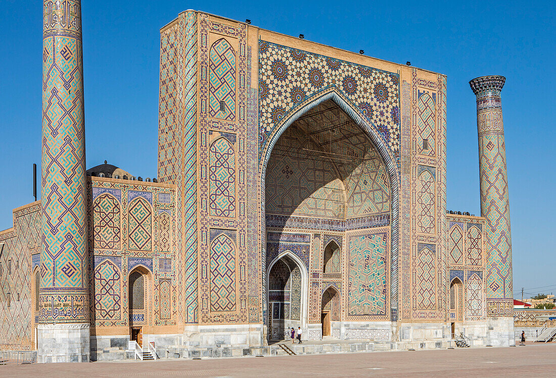 Ulugbek Medressa, Registan, Samarkand, Usbekistan