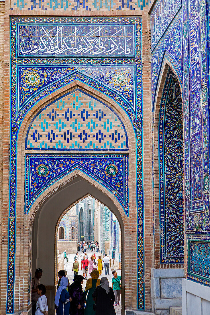 Tuman Aqa mausoleum, Shah-i-Zinda complex, Samarkand, Uzbekistan