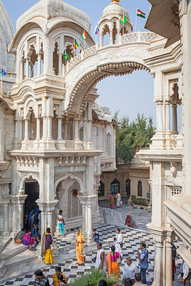 ISKCON temple, Sri Krishna Balaram Mandir,Vrindavan,Mathura, Uttar Pradesh, India