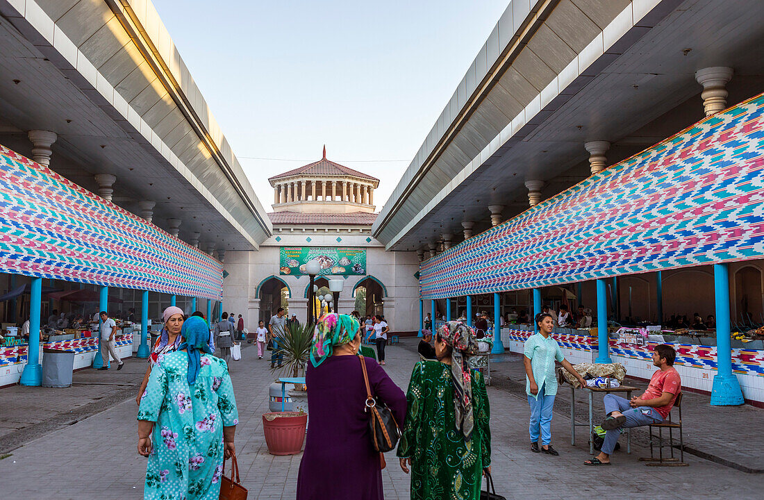 Restaurants or food hall, Chorsu Bazaar,Tashkent, Uzbekistan