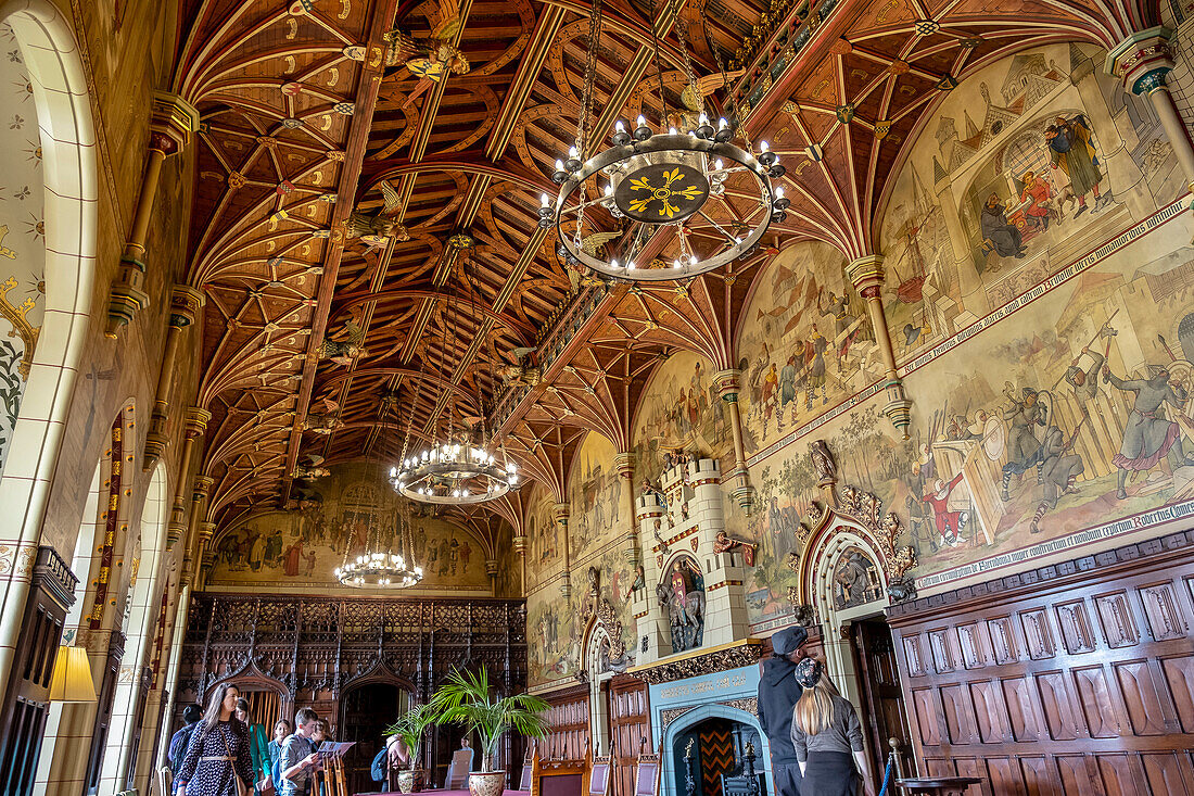 Cardiff Castle, Banquet Hall, Cardiff, Wales