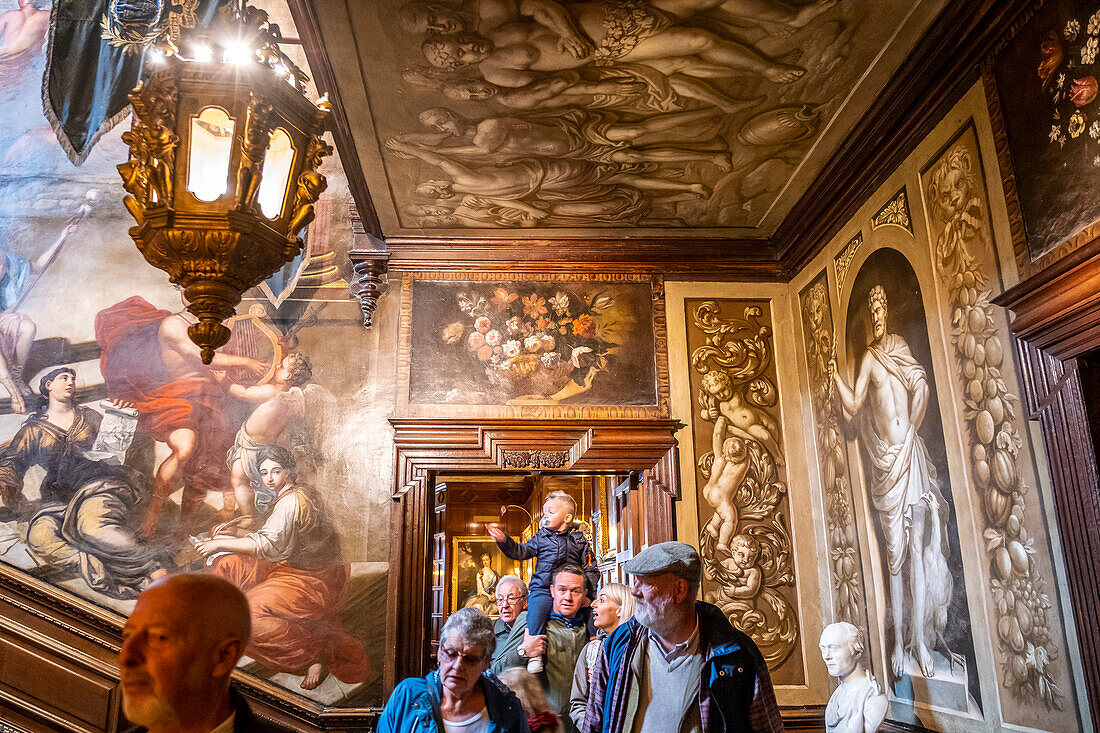 Interior, Powis castle, Wales