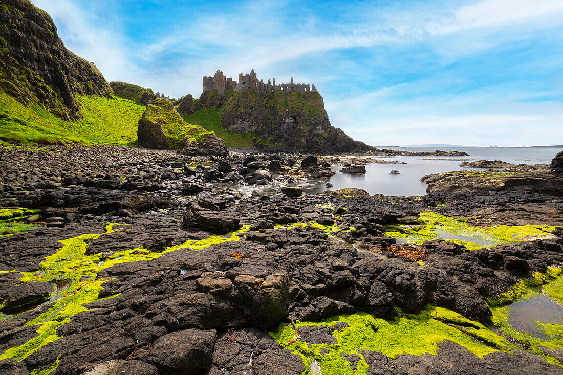 Dunluce Castle, Bushmills, Atrim, United Kingdom, North Ireland, England, Northern Europe