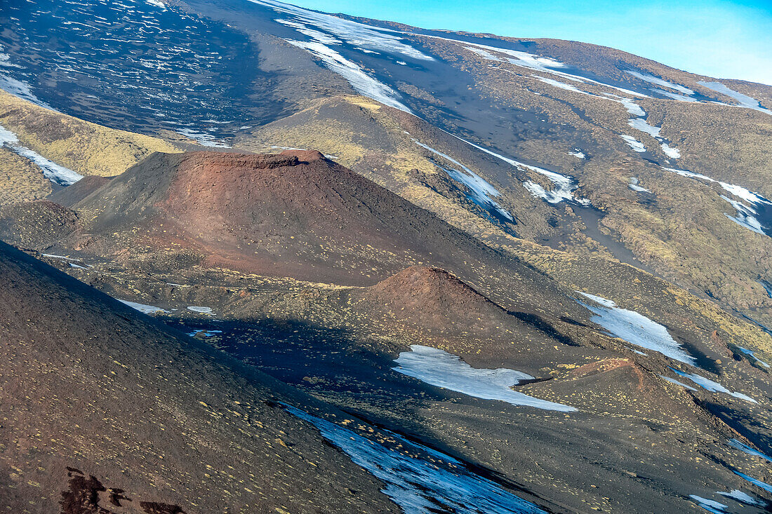 Etna, crater close to Rifugio (hut) Giovanni Sapienza,Catania, Sicily,Italy,Europe