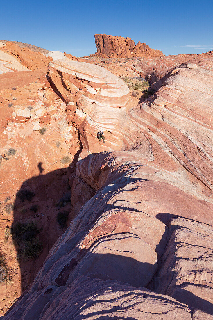 USA, Nevada, Valley of Fire State Park: die Feuerwelle