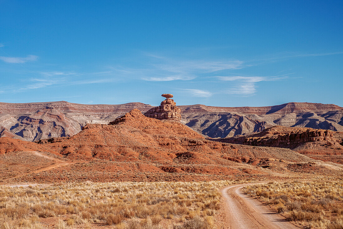 USA, Utah: the Mexican Hat rock
