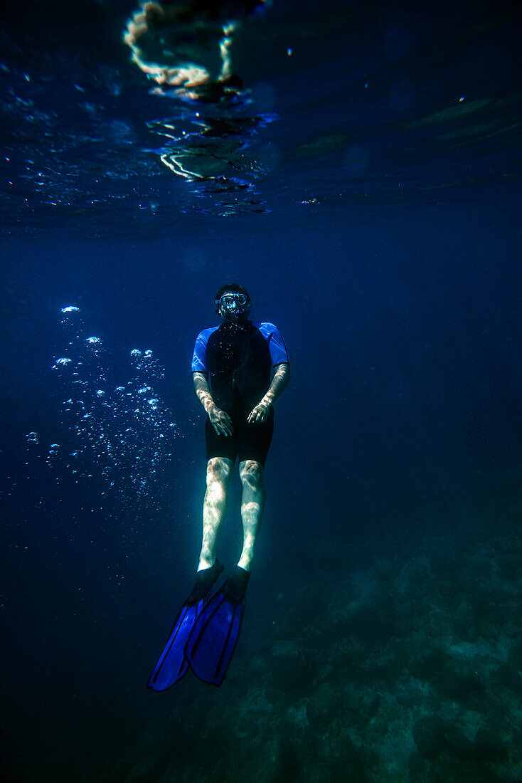 Snorkeling in Sea of Cortez, Baja California, Mexico