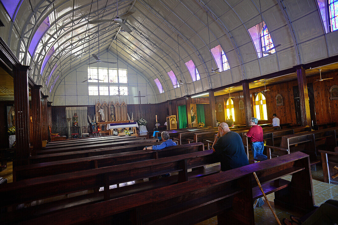 Santa Barbara church, designed by Alexandre-Gustave Eiffel, Santa Rosalia, Baja California Sur, Mexico.