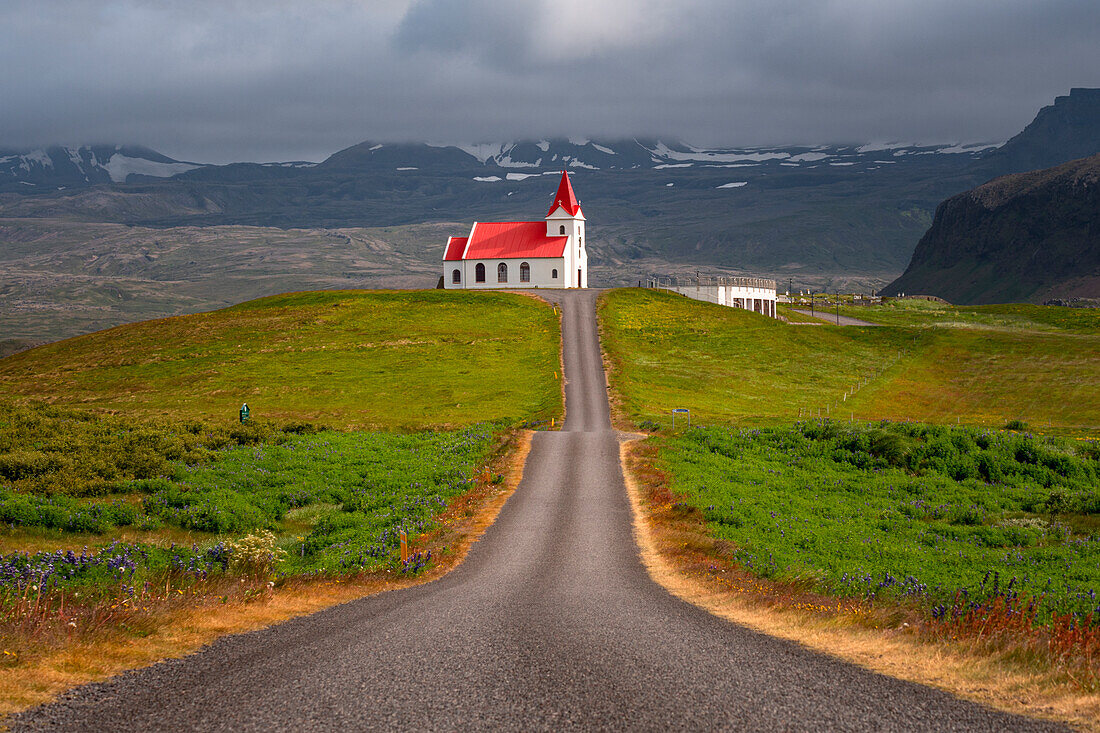 Ingjaldsholskirkja, Snæfellsnes Peninsula, West Iceland, Northern Europe