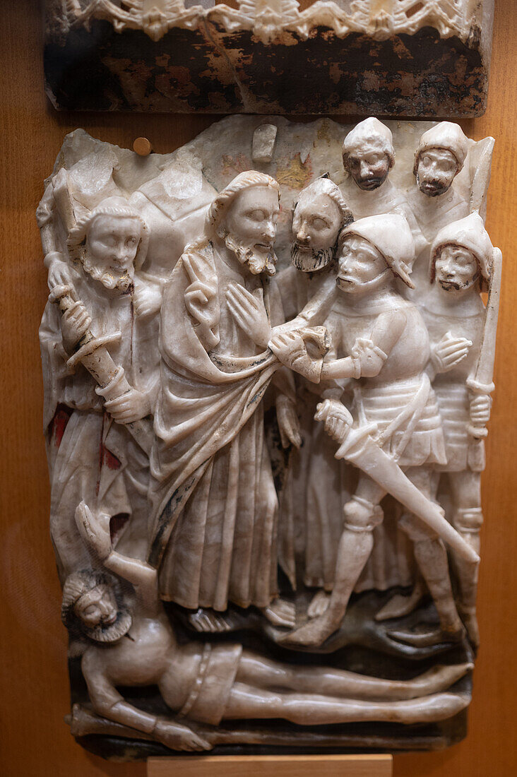 Scenes of the Passion of Christ, The Carmo Archaeological Museum (MAC), located in Carmo Convent, Lisbon, Portugal