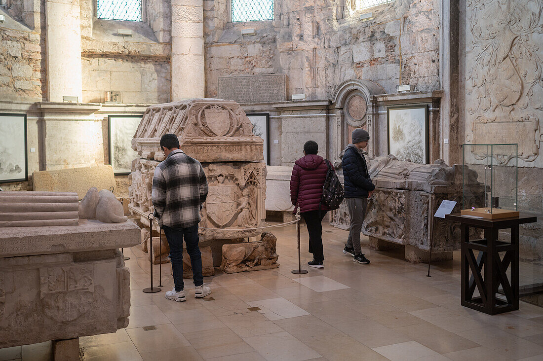 The Carmo Archaeological Museum (MAC), located in Carmo Convent, Lisbon, Portugal