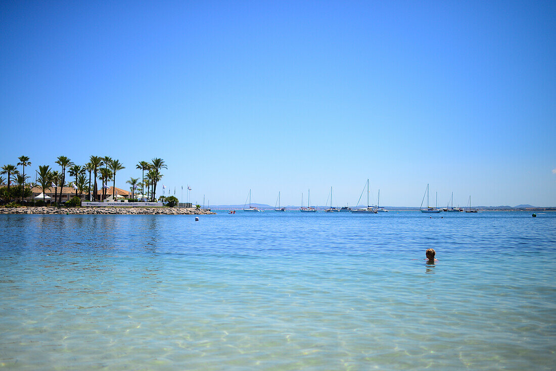 Strand von Alcudia auf Mallorca, Spanien