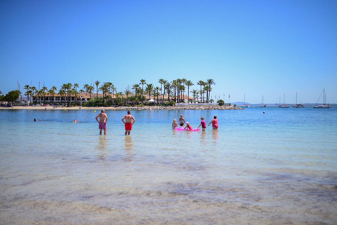 Alcudia beach in Mallorca, Spain