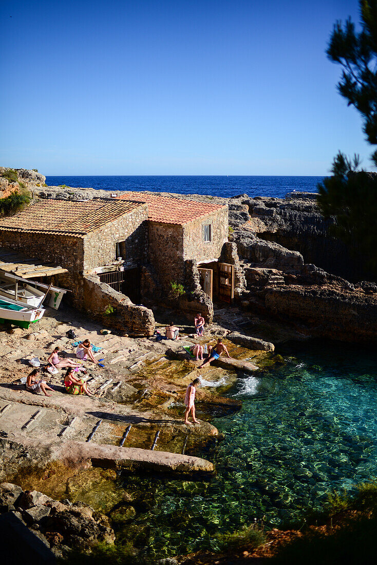 Cala S'Almunia auf Mallorca, Spanien