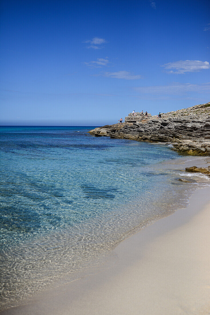 Beautiful Cala Mesquida beach in Mallorca, Spain