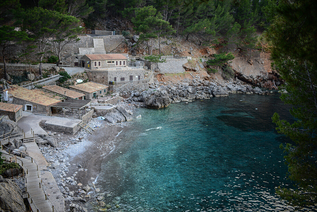 Sa Calobra beach in Mallorca, Spain