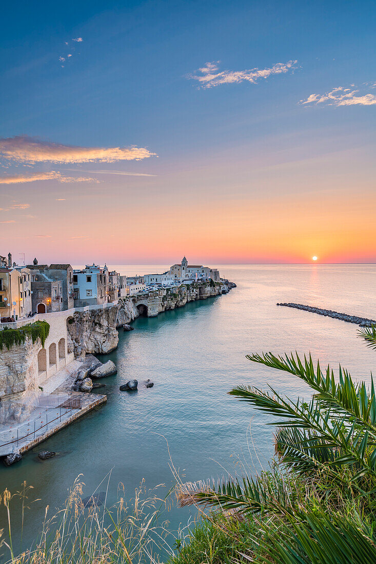 Punta di San Francesco (San Francesco Promenade) in Vieste, Gargano, Bezirk Foggia, Apulien, Italien