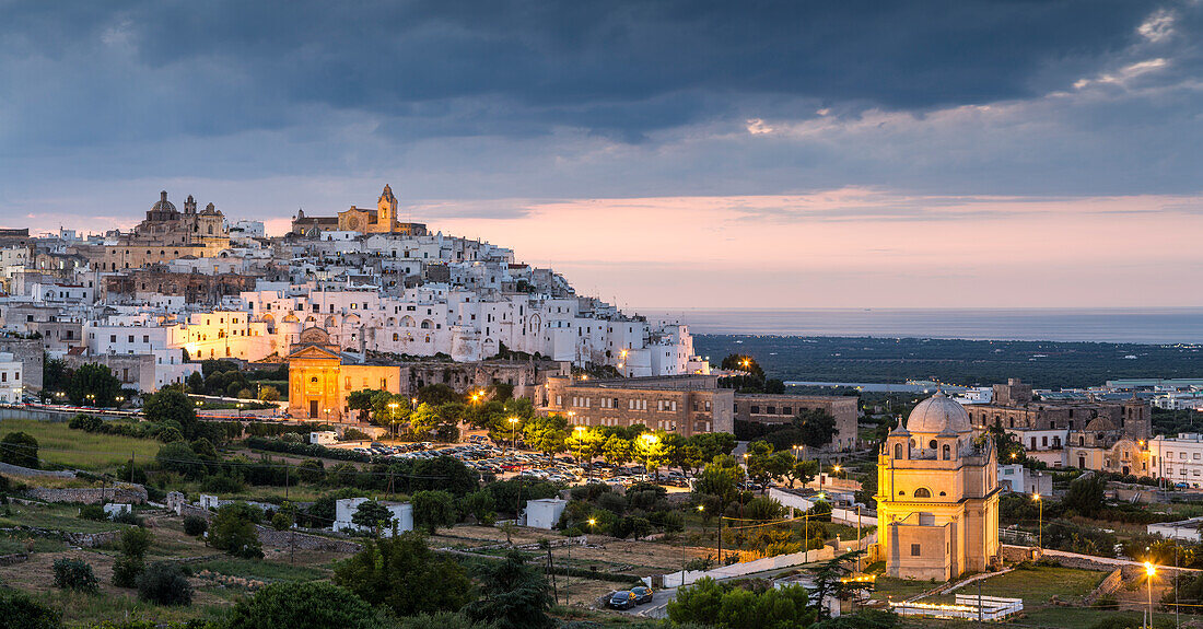 Ostuni, Itria-Tal, Bezirk Bari, Apulien, Italien