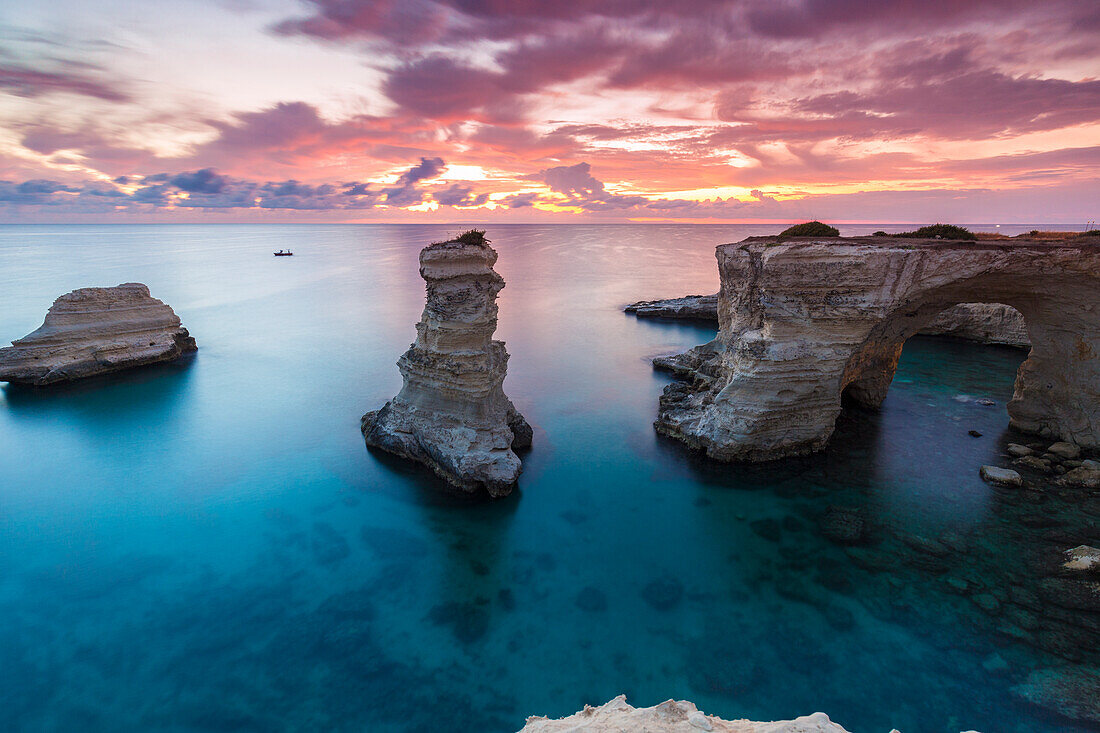 Torre Sant Andrea near Melendugno, Lecce district, Apulia, Italy