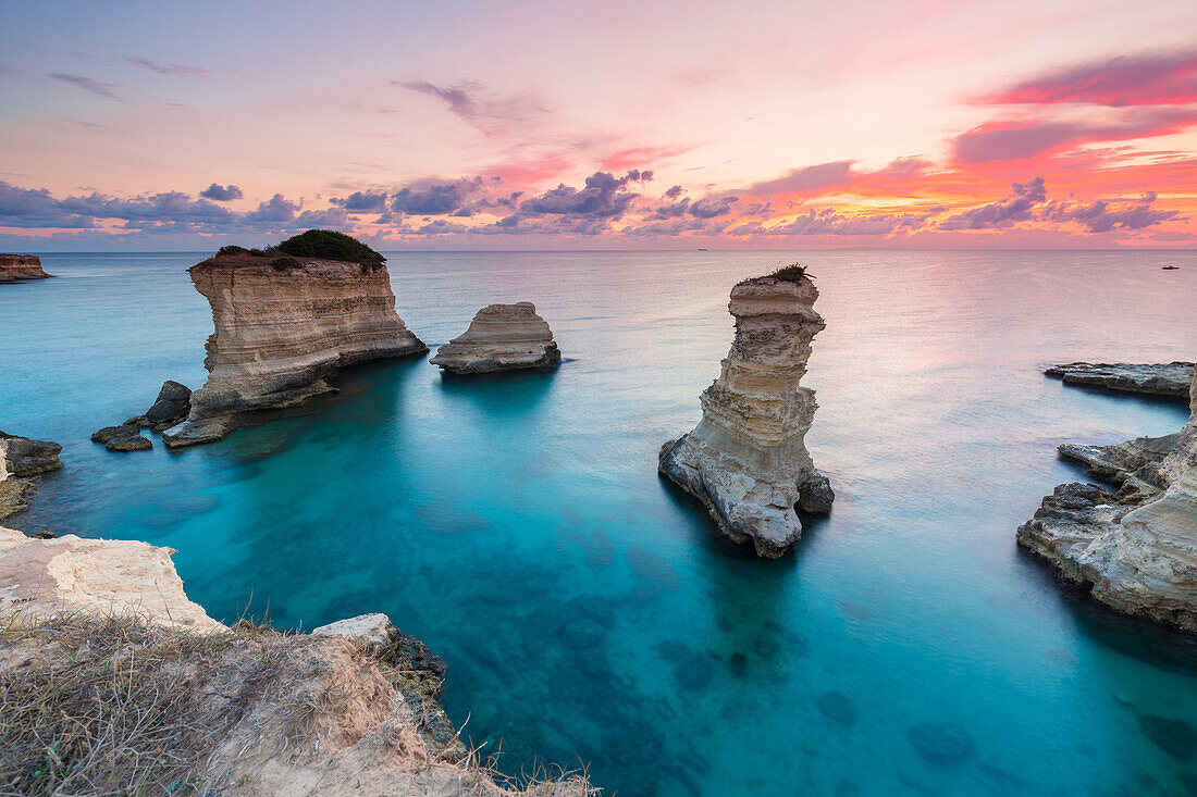 Torre Sant Andrea near Melendugno, Lecce district, Apulia, Italy