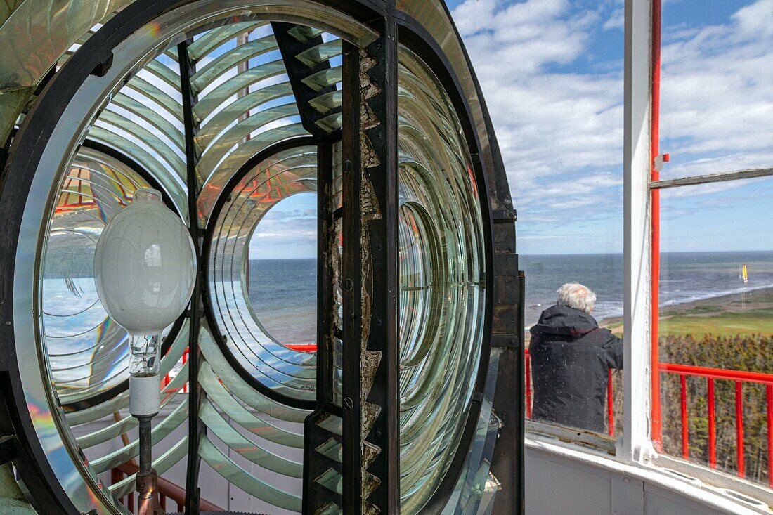 Inside the miscou lighthouse, miscou island, new brunswick, canada, north america